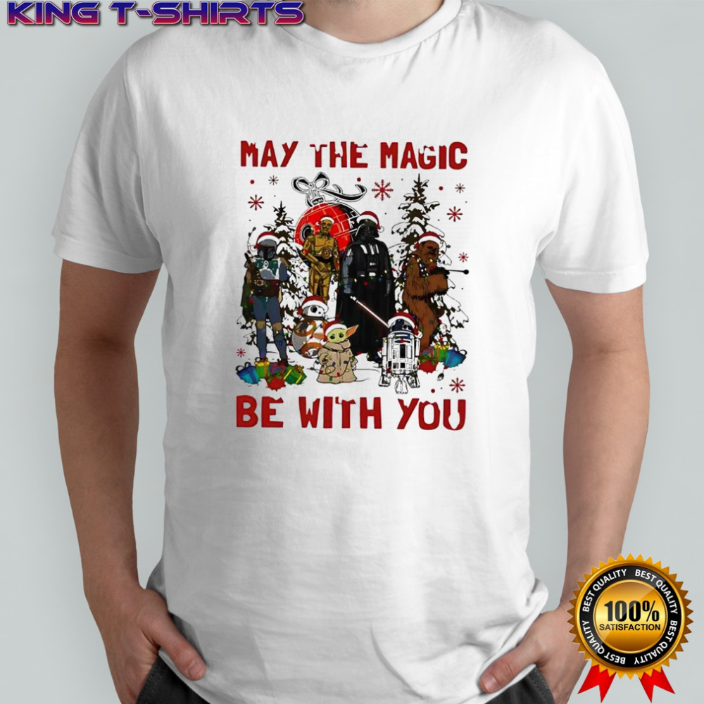 Star Wars Merry Christmas may the magic be with you Xmas Trip graphic shirt