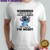 Stitch I grew up the listening I grew up to the police scanner of course I’m nosey Christmas shirt