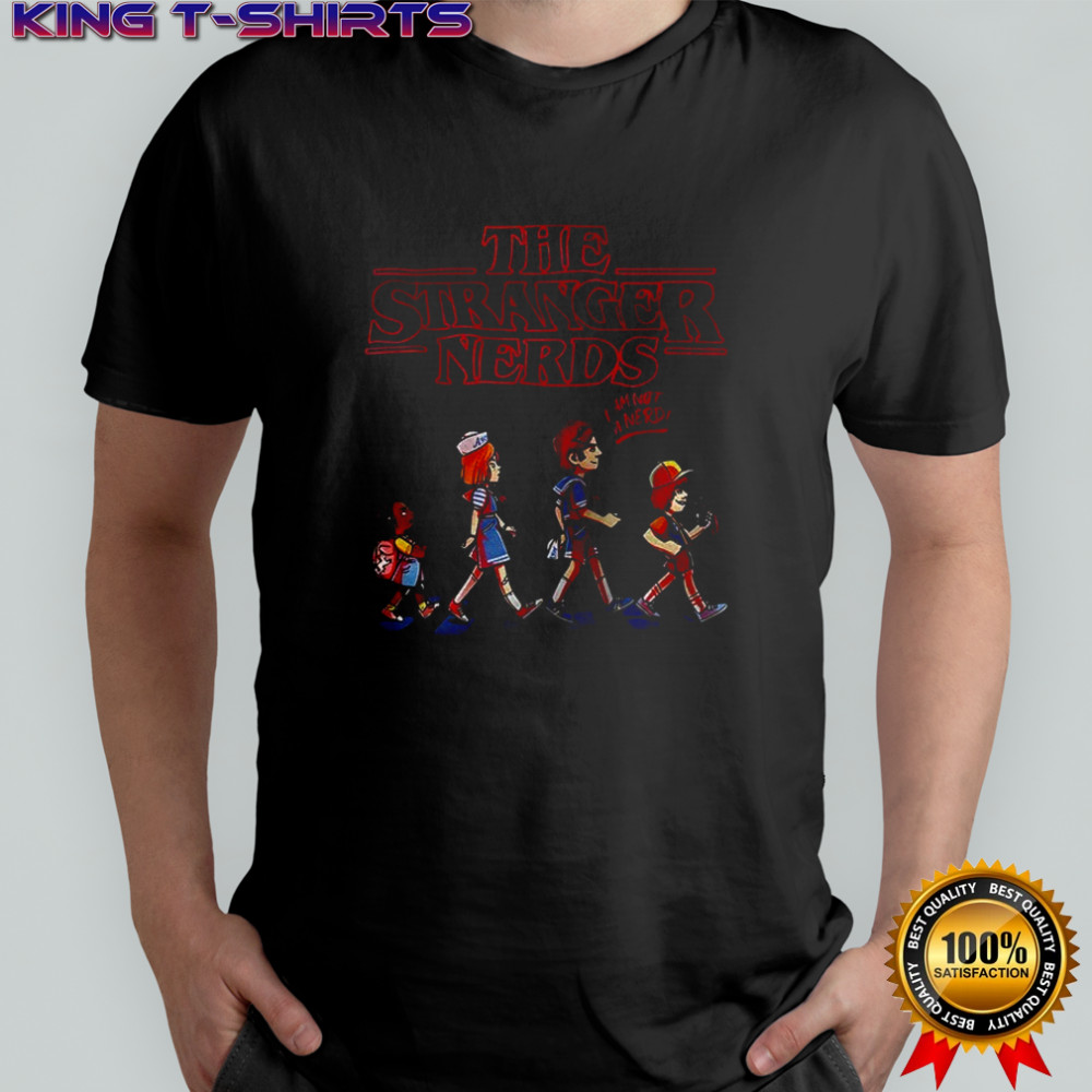 Stranger Things Nerds Cartoon Parody shirt