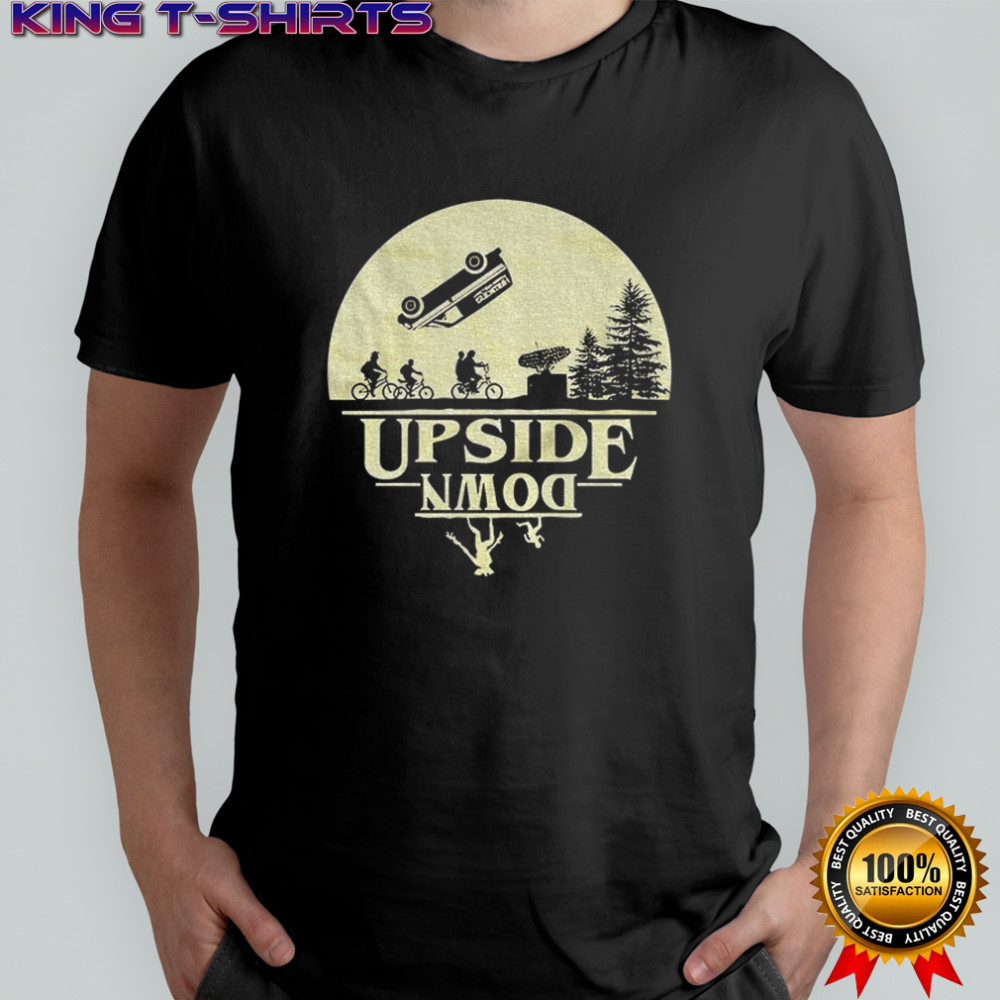 Stranger Upside Down Things Mens Nerd shirt
