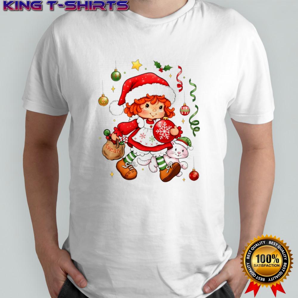 Strawberry Shortcake Treats Christmas Characters Merry Christmas shirt