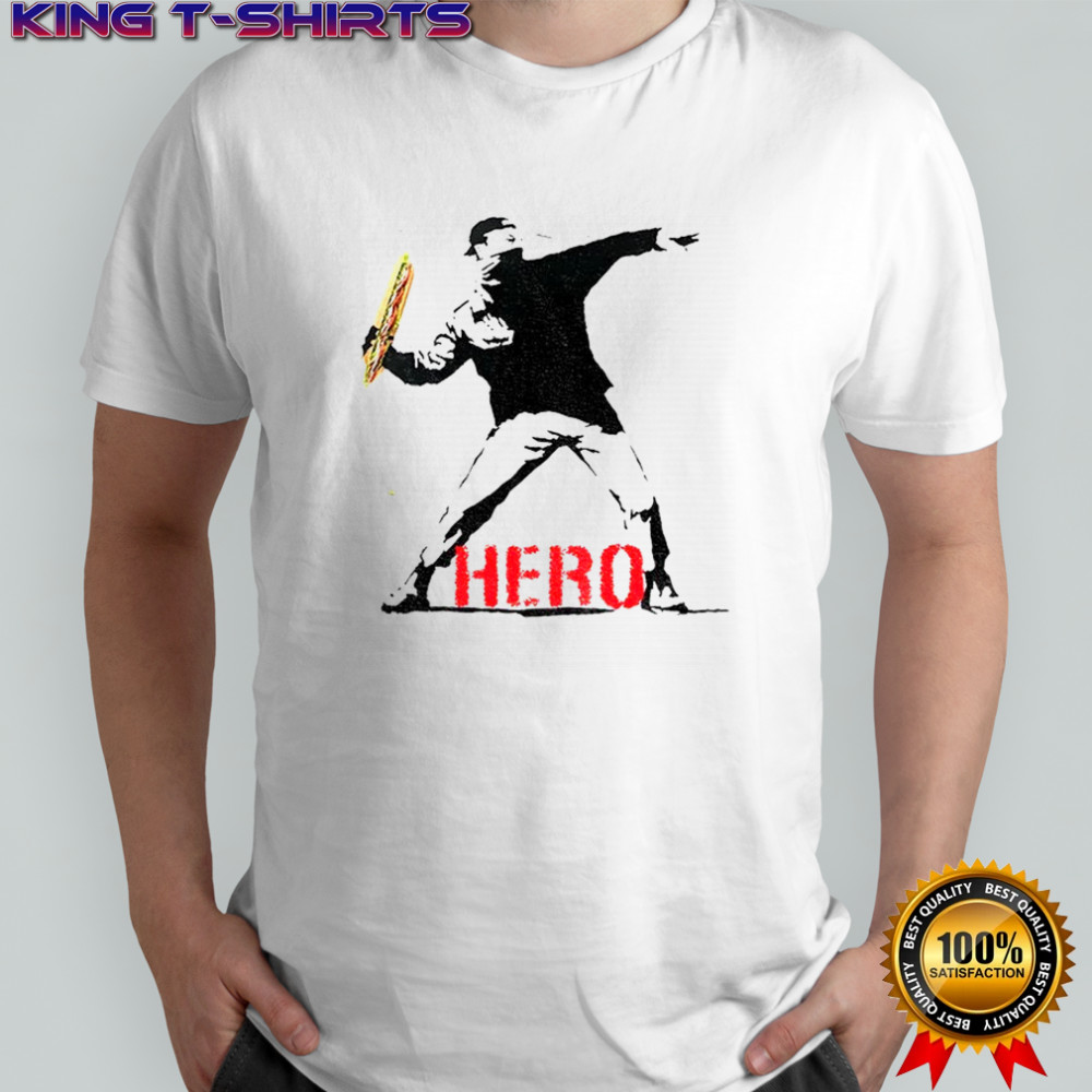 Subway Sandwich Guy Washington D C Subway Hero Throwing shirt