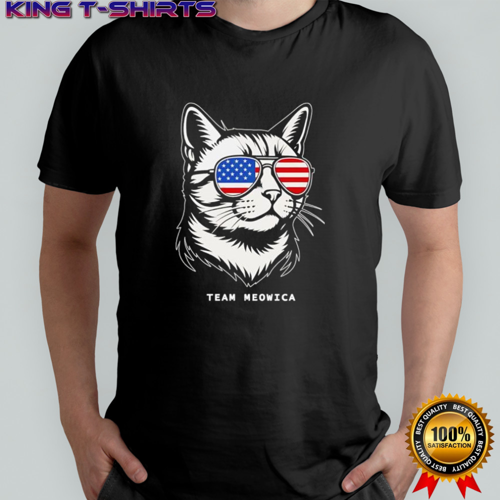 Team Meowica All American Cat shirt