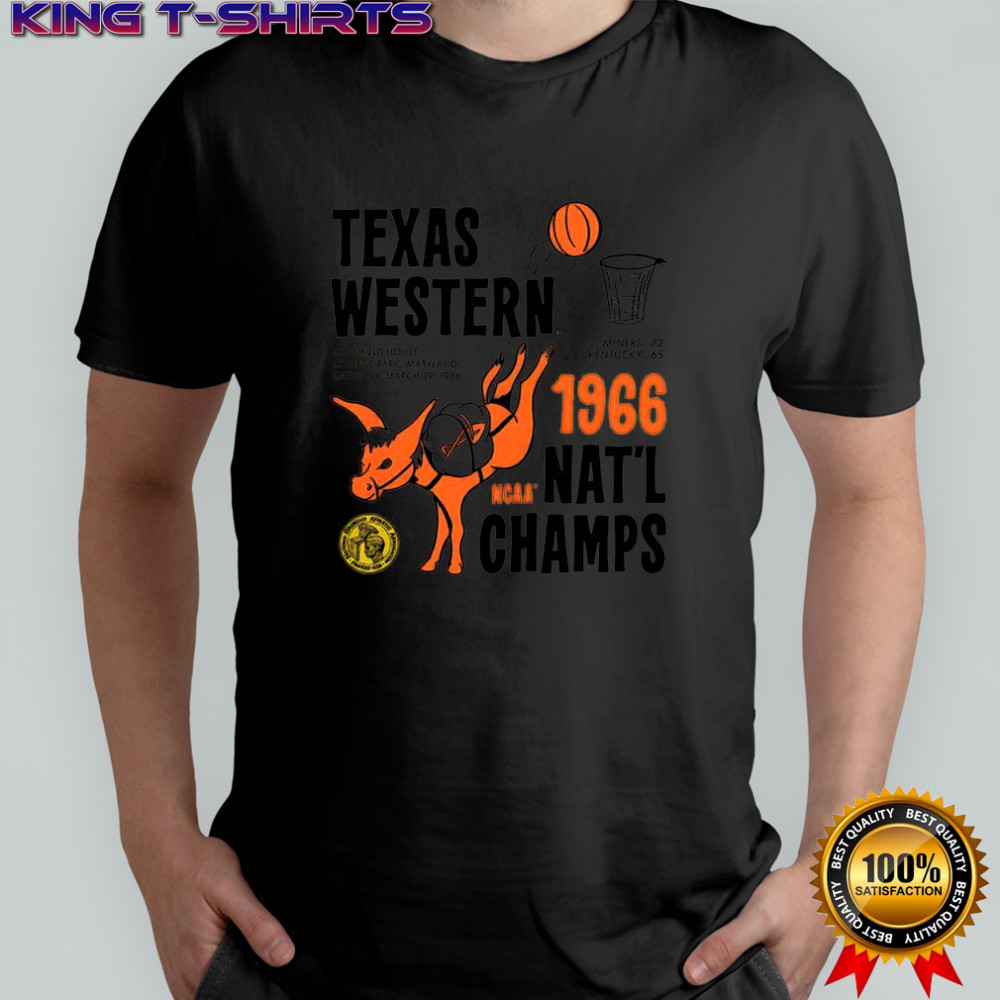 Texas Western 1966 NCAA National Champs shirt