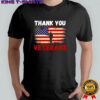 Thank You Veterans Day American Flag shirt