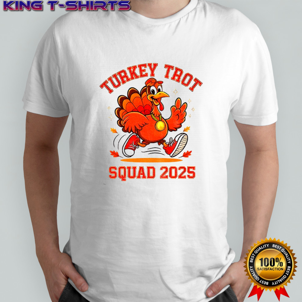 Thanksgiving Day Running Turkey Trot Squad 2025 shirt