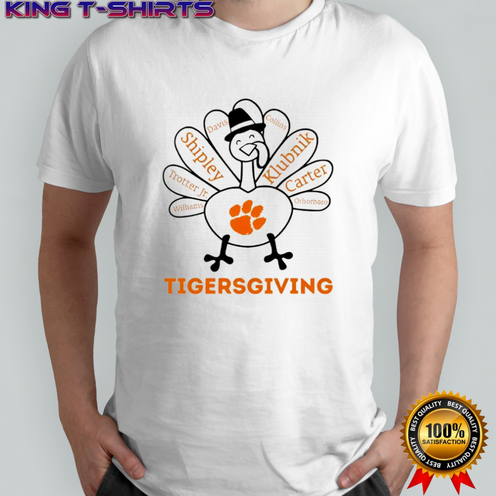 Thanksgiving with Clemson Tigers Heroes shirt