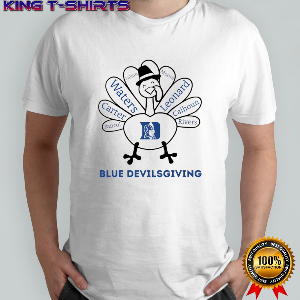 Thanksgiving with Duke Blue Devils Heroes shirt