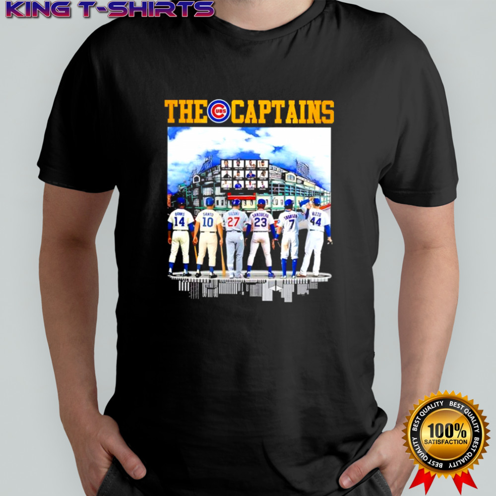 The Captains Chicago Cubs players Wrigley Field shirt