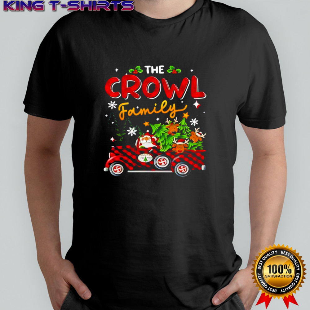 The Crowl Family Christmas Matching Pajamas Group Gift shirt
