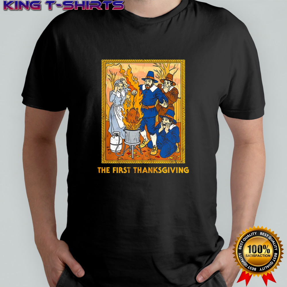 The first Thanksgiving Pilgrims shirt