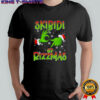 The Grinch 6 7 Christmas Skibidi Rizzmas 67 Holiday Hands T-Shirt
