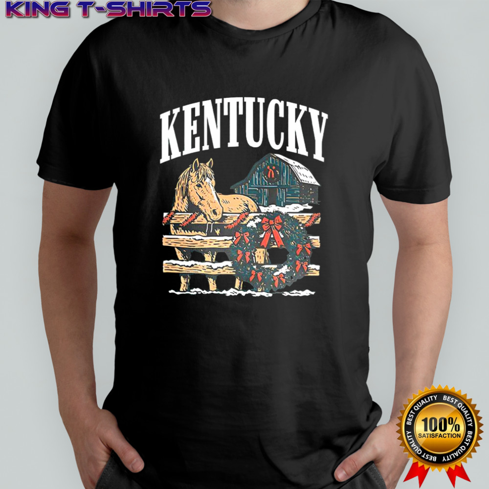 The Kentucky holiday horse wreath Christmas vintage