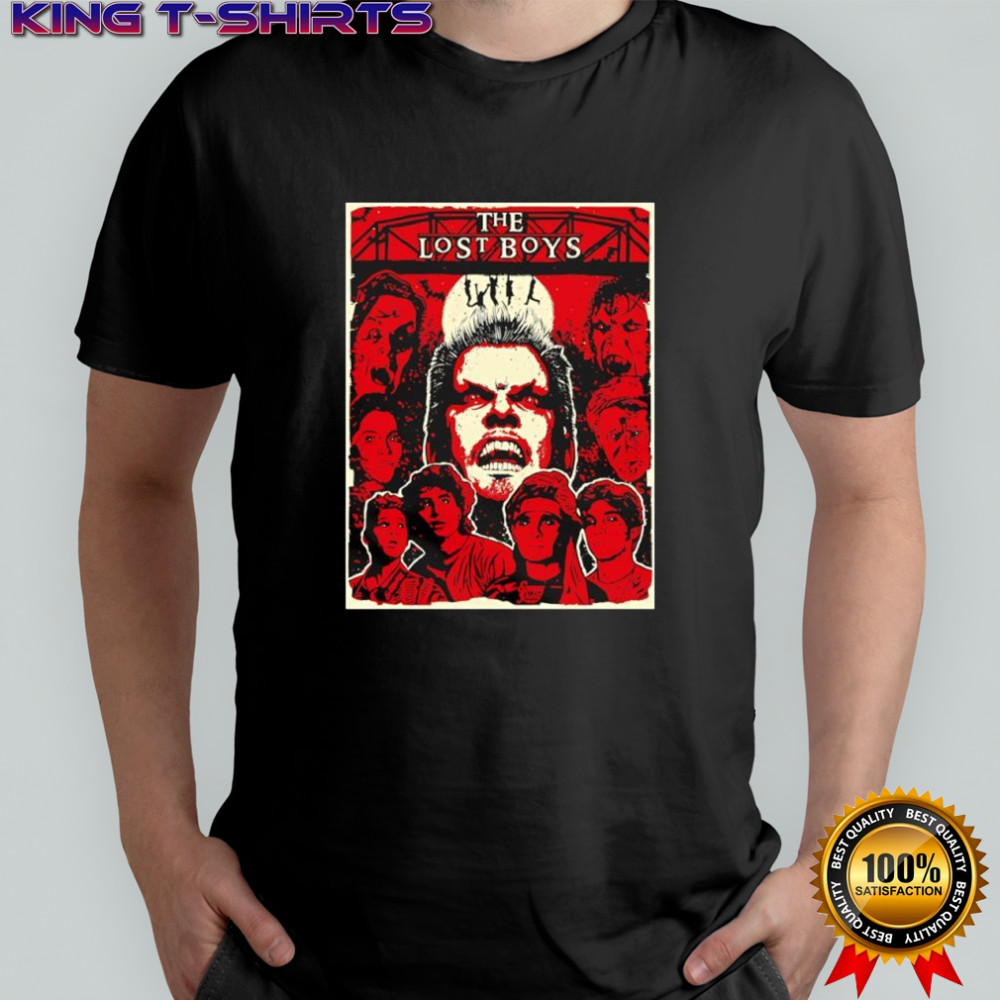 The Lost Boys classic horror graphic shirt