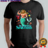 The Not-So-Little Swolemaid mermaid parody shirt