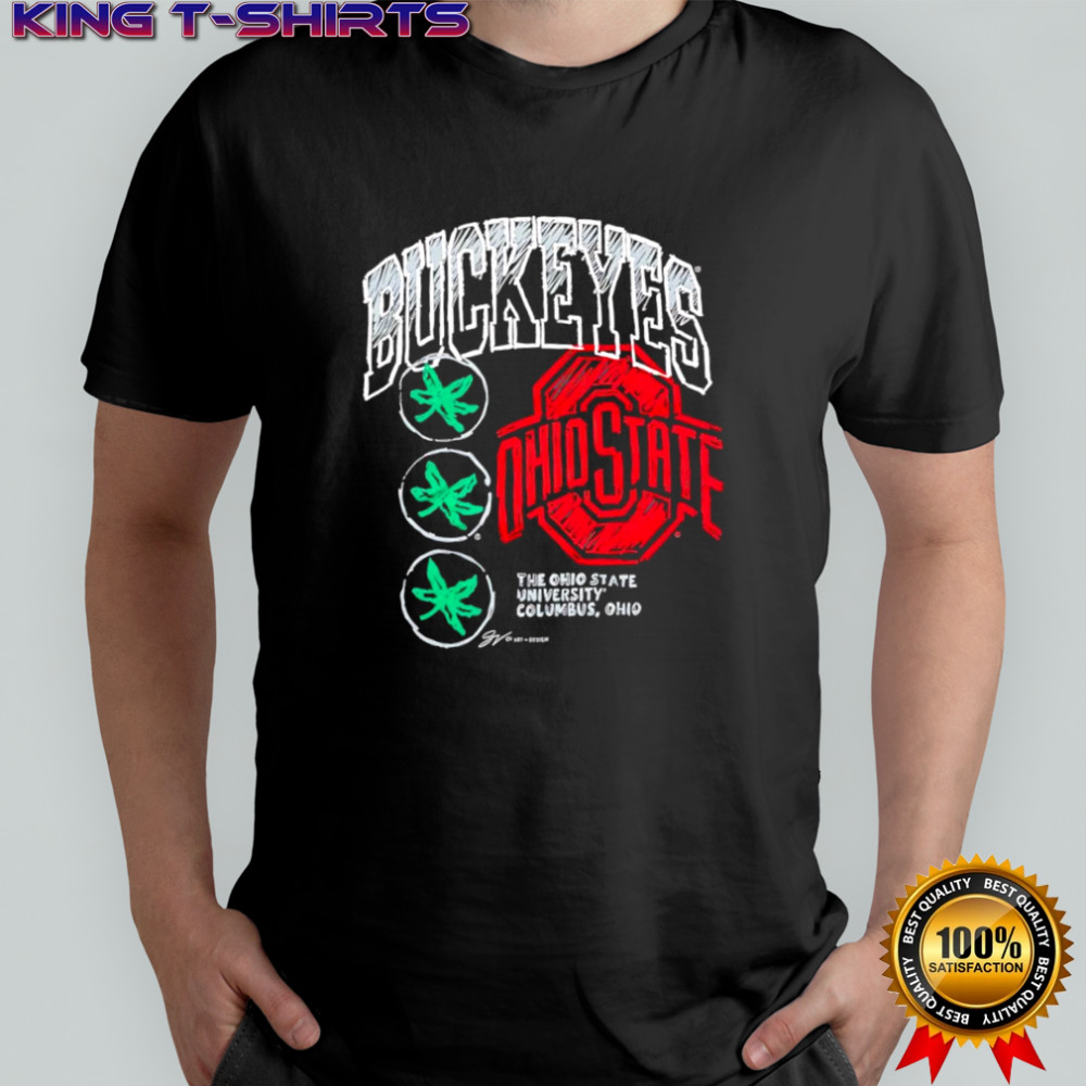 The Ohio State University of a Kind Buckeyes Sketch shirt
