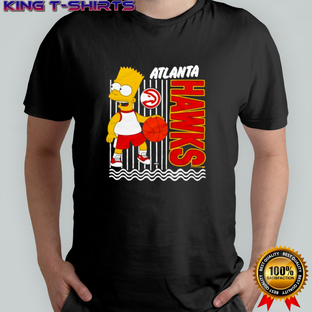 The Simpsons Bart x Atlanta Hawks shirt