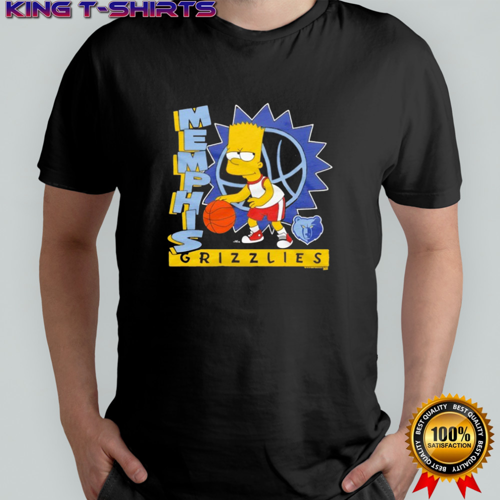The Simpsons Bart x Memphis Grizzlies shirt
