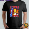 The Simpsons Bart x Philadelphia 76ers shirt