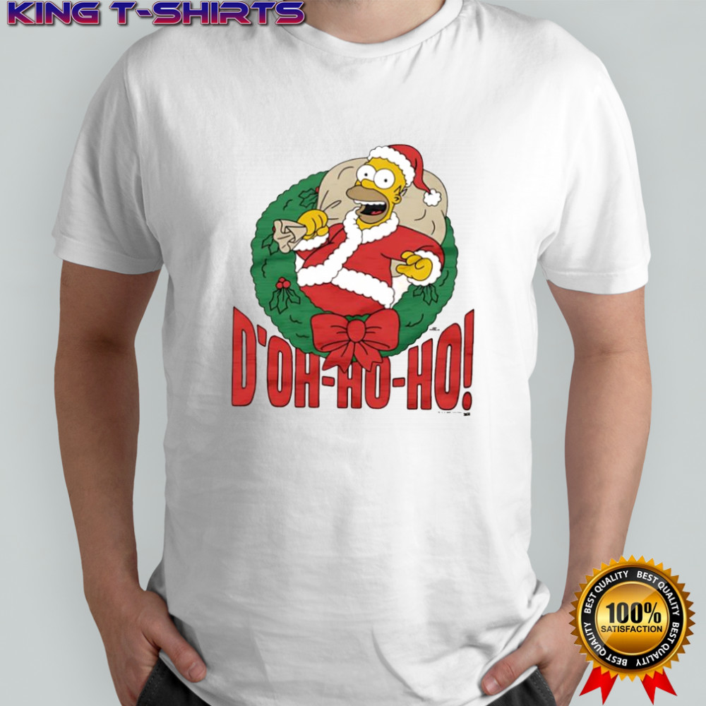 The Simpsons Homer D’oh-Ho-Ho Christmas chaos shirt