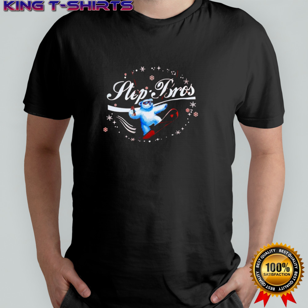 The StepBros Sippin On The Slopes Bear shirt