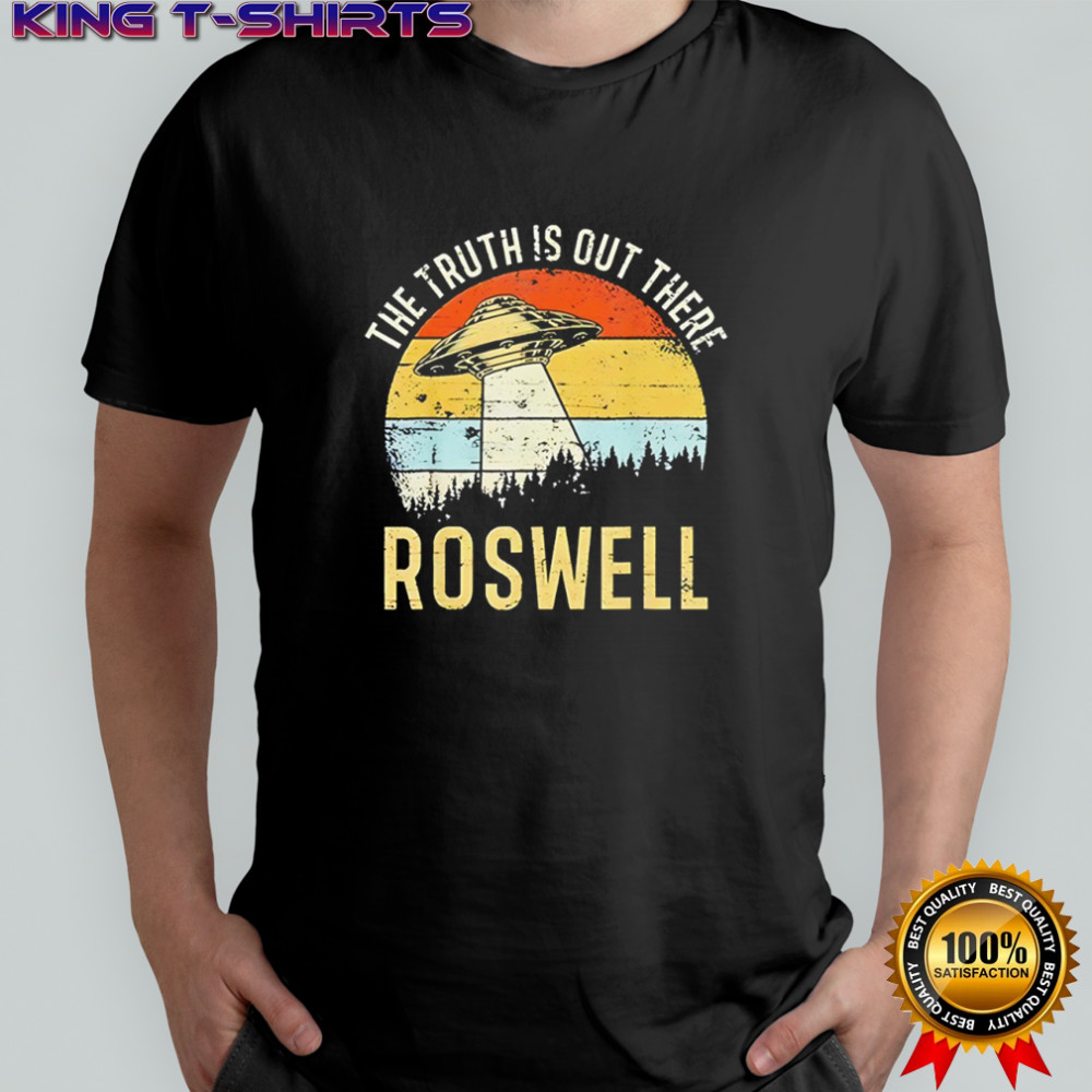 The truth is out there roswell UFO vintage shirt