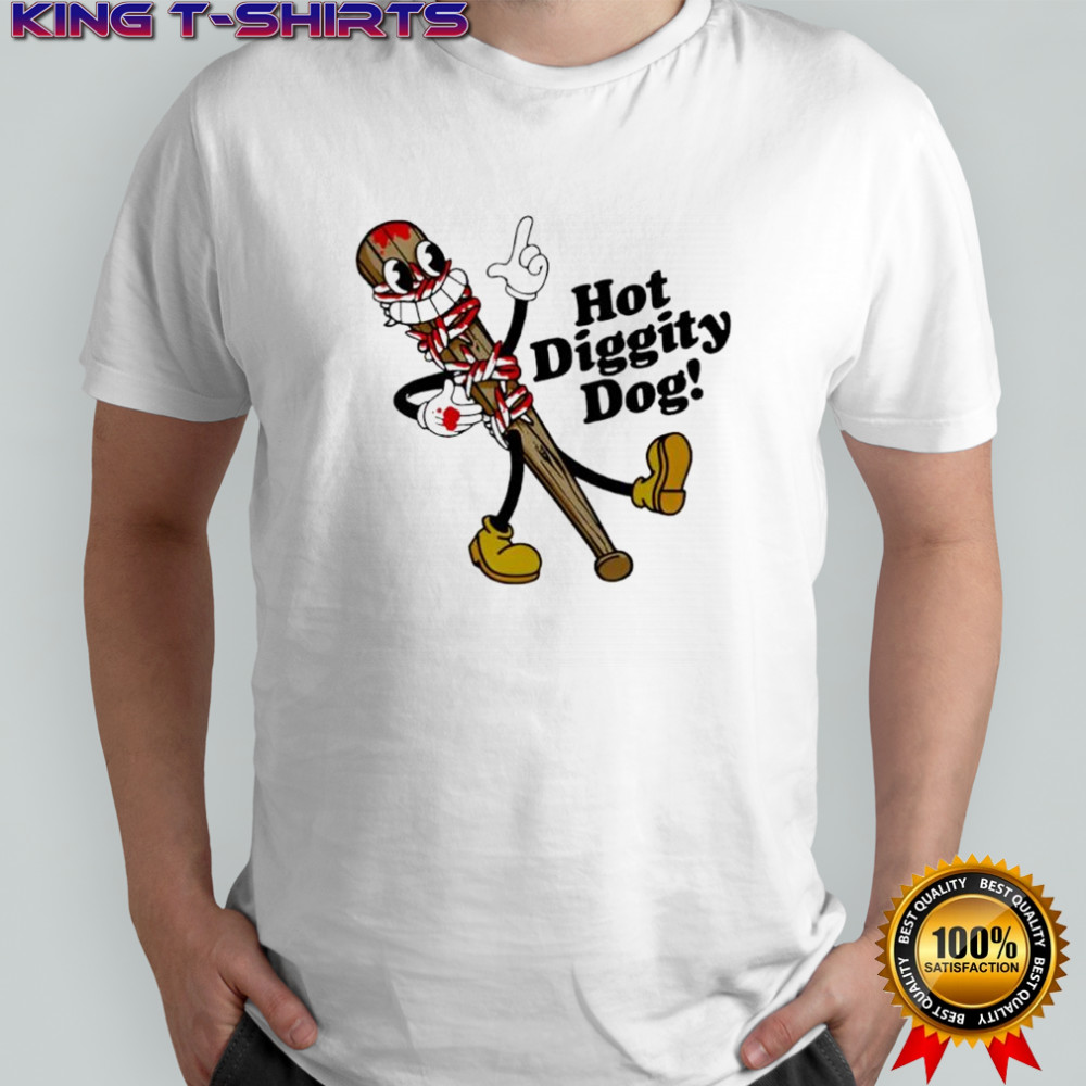 The Walking Dead Raglan 15th Anniversary Hot Diggity Dog shirt