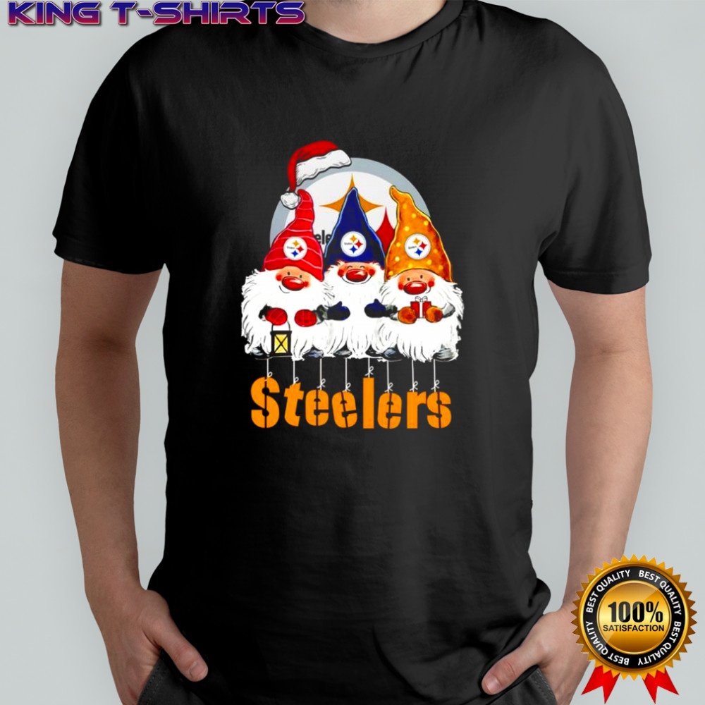 Three Gnomes Christmas Pittsburgh Steelers shirt