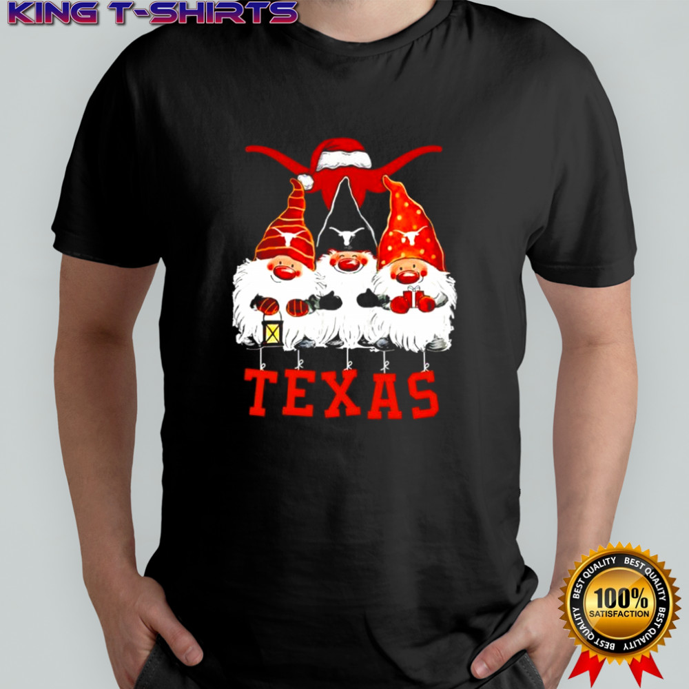 Three Gnomes Christmas Texas Longhorns shirt