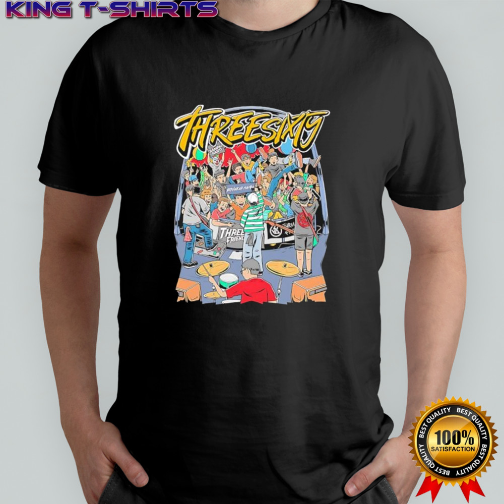 Threesixty Three Frient band graphic shirt