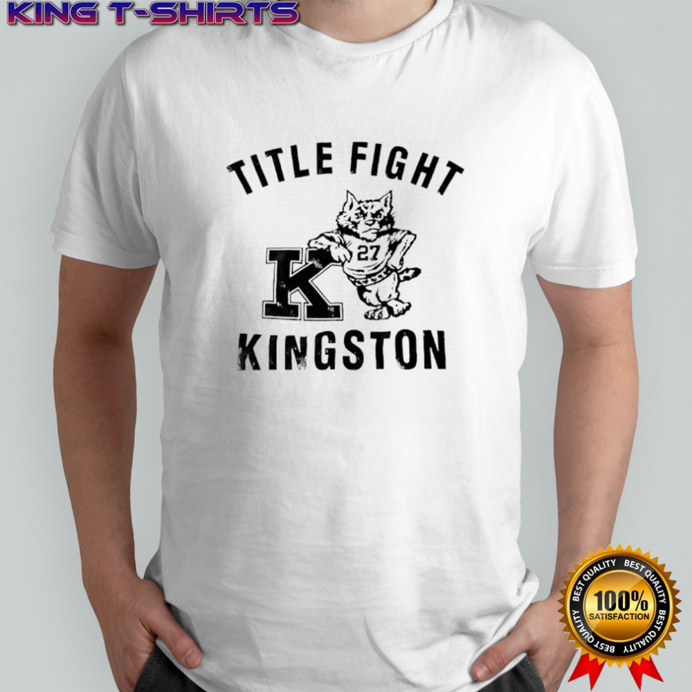 Title Fight Kingston mascot cat graphic shirt