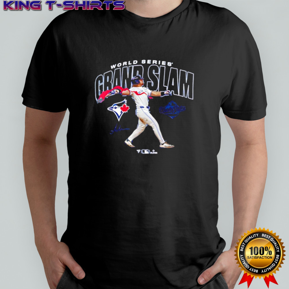 Toronto Blue Jays Addison Barger Royal 2025 World Series Grand Slam Player shirt