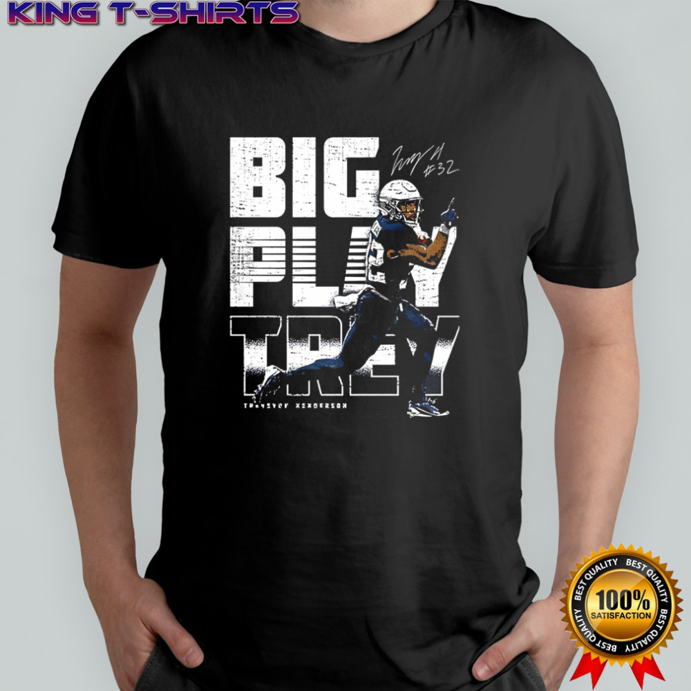 TreVeyon Henderson New England Patriots football big play trey signature retro shirt