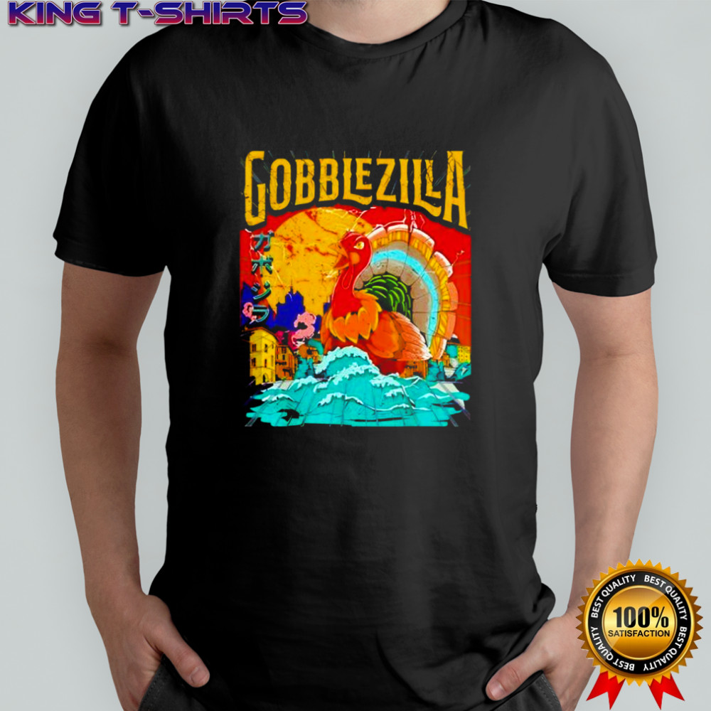Turkey Day Thanksgiving Gobblezilla shirt