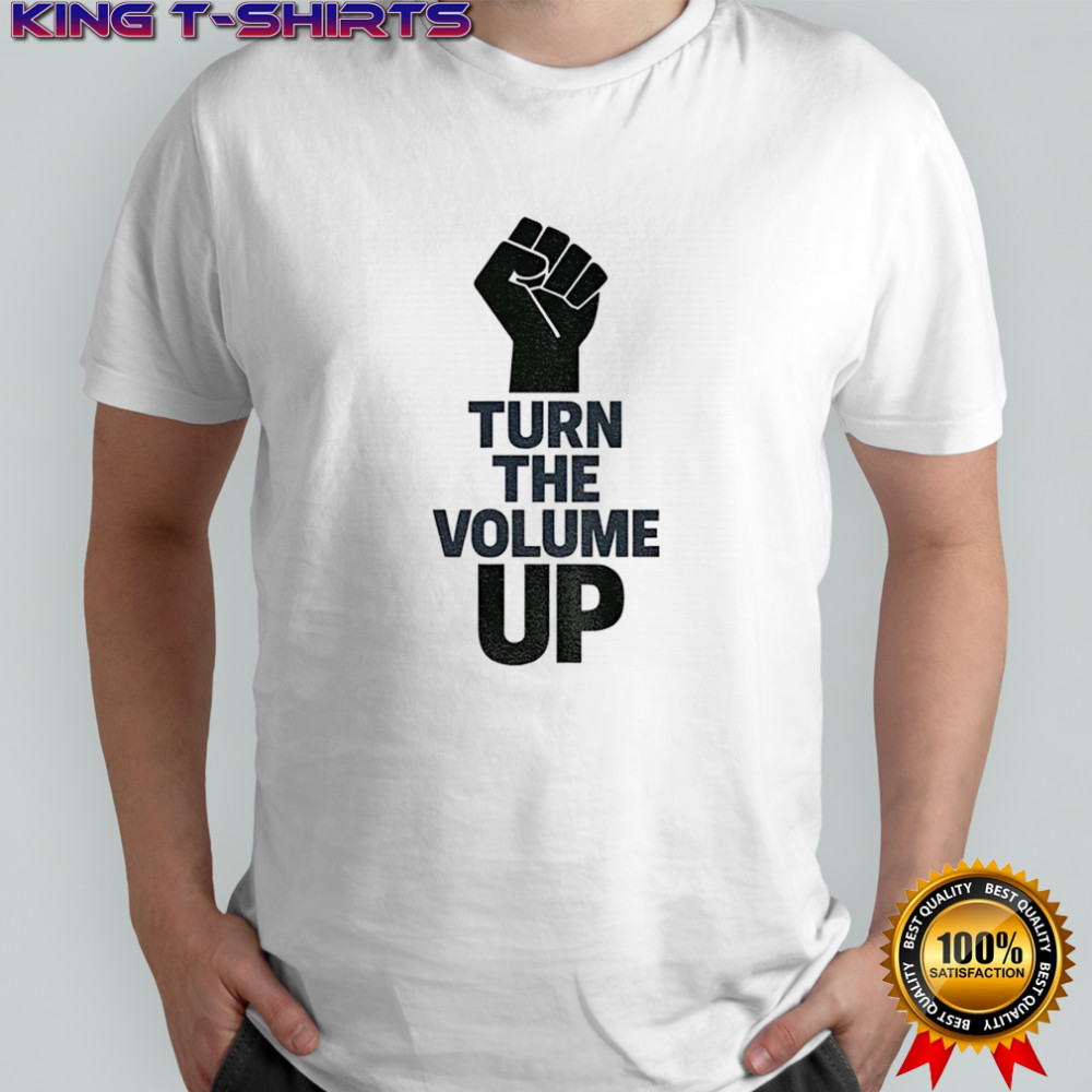 Turn The Volume Up Zohran Mamdani Four Words Baby shirt
