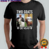 Two Goats Donald Trump and Cristiano Ronaldo 45 47 shirt