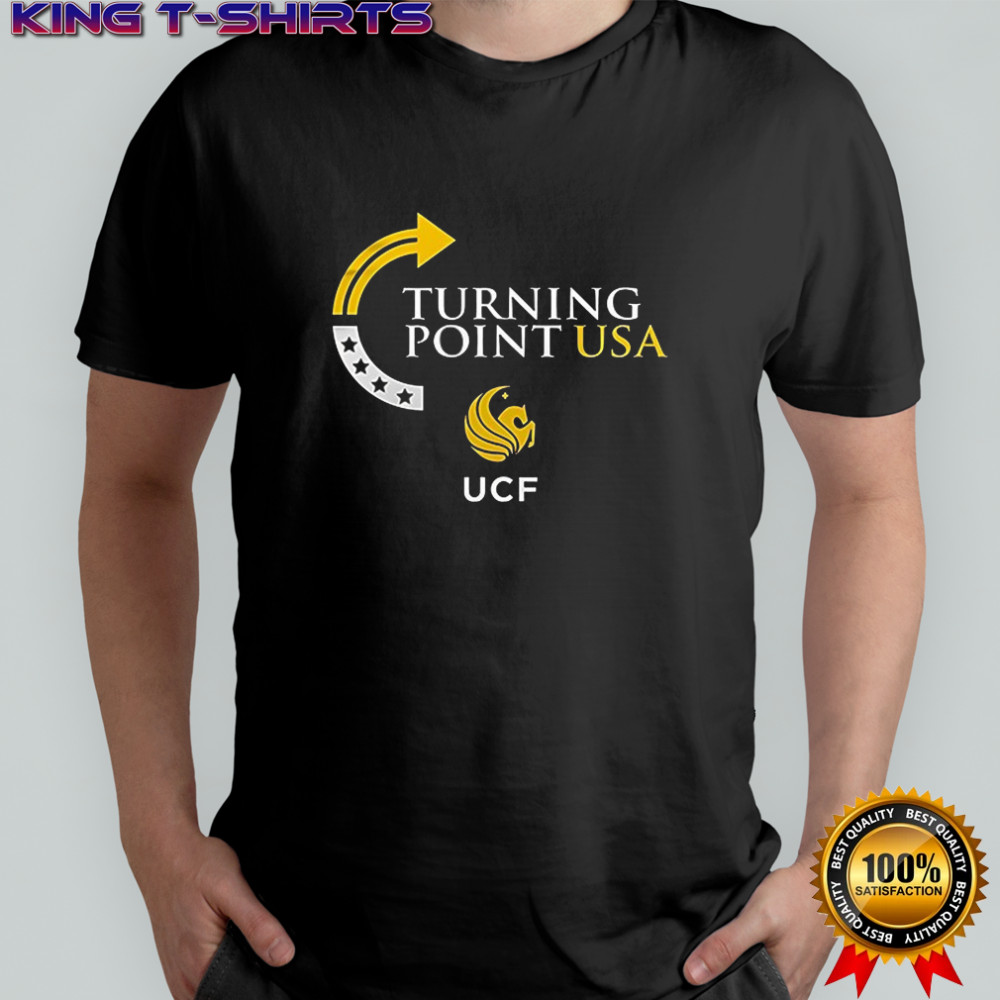 UCF Knights x University of Central Florida x Charlie Kirk turning point USA logo shirt