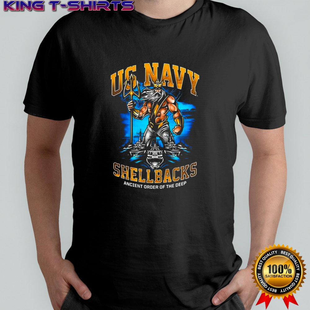 Us Navy Shellback Ancient order of the deep Poseidon shirt