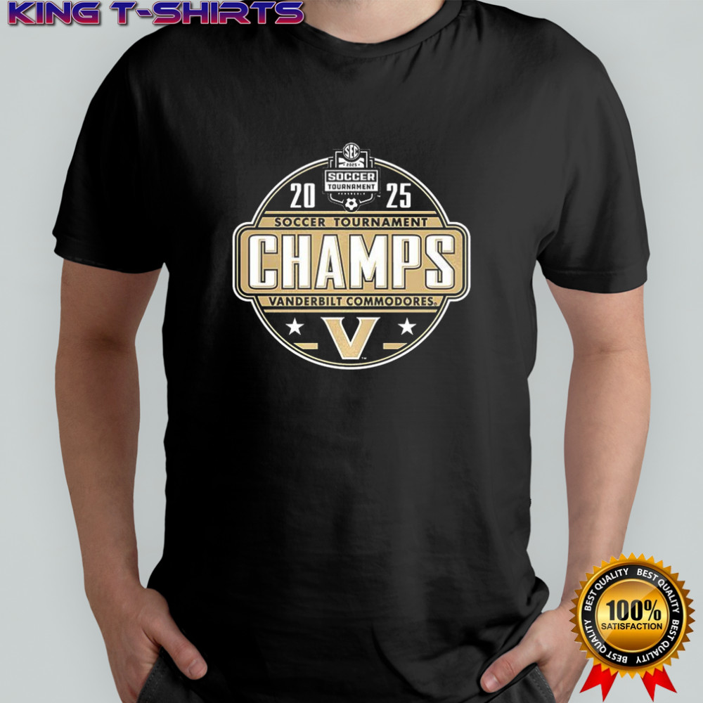 Vanderbilt Commodores 2025 SEC Women’s Soccer Tournament Champions shirt