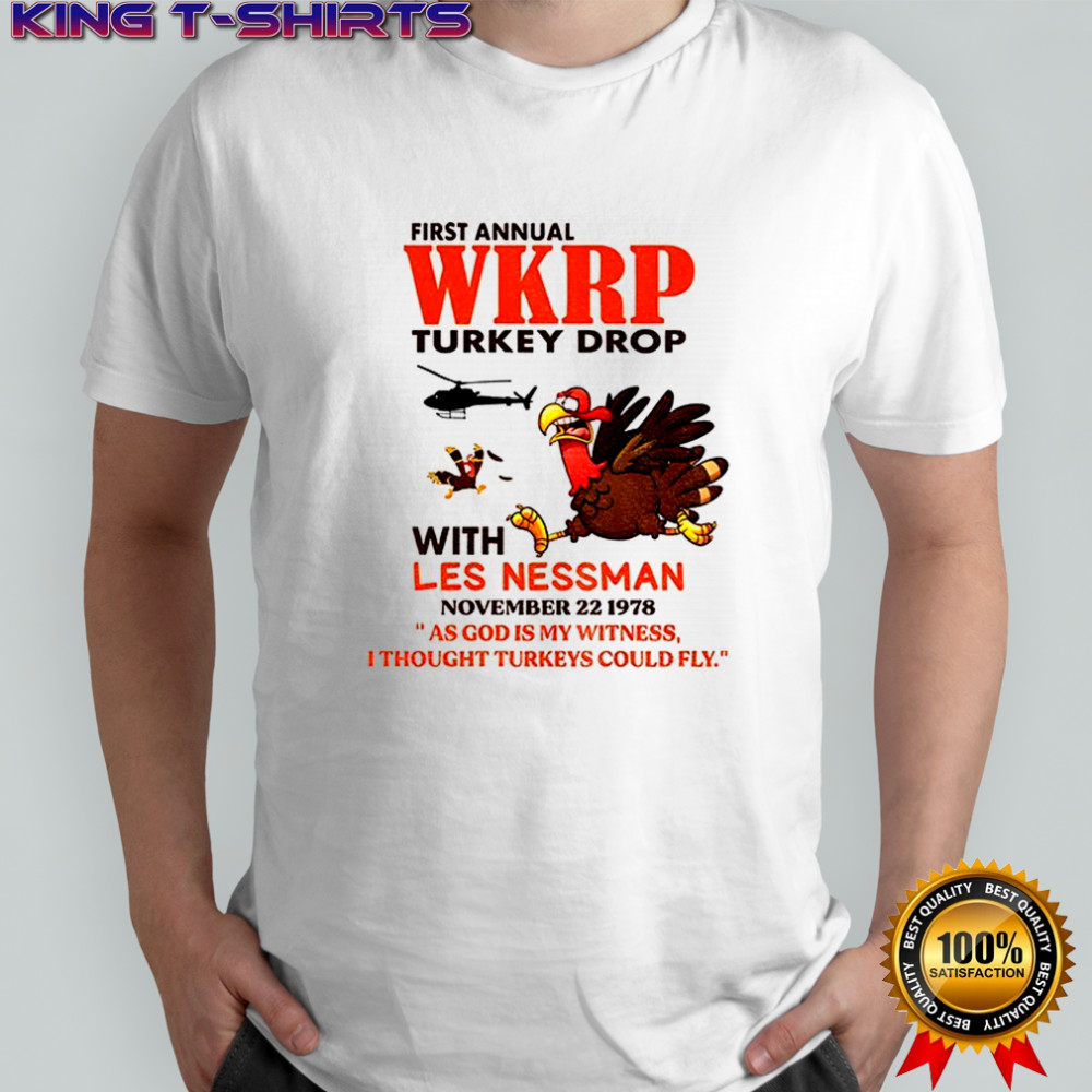 Vintage WKRP Turkey Drop first annual with less nessman