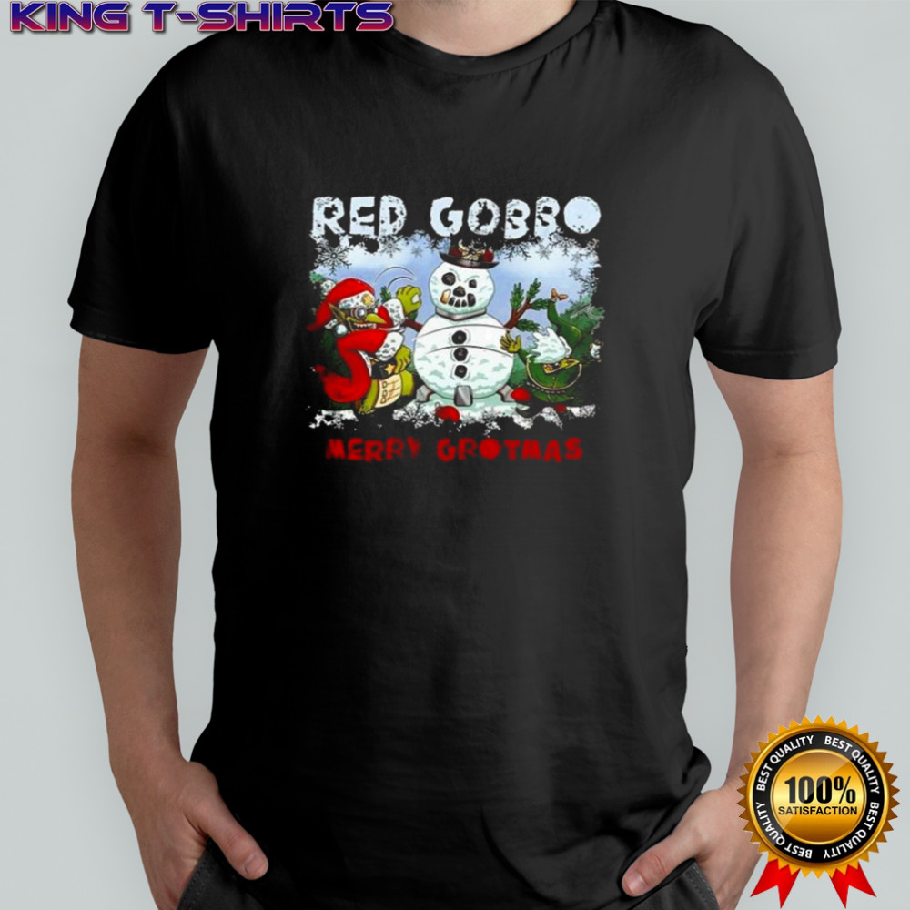 Warhammer Red Gobbo Merry Grotmas Christmas Shirt