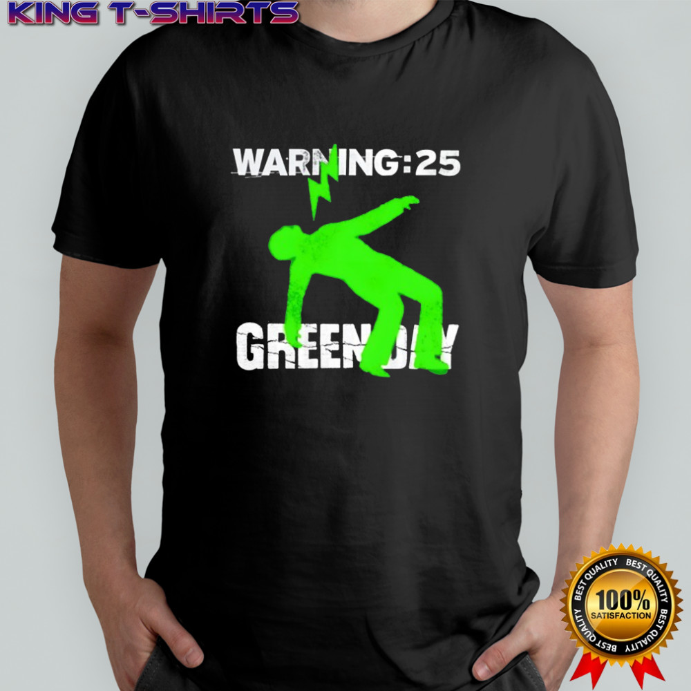 Warning 25 Green Day album Shirt