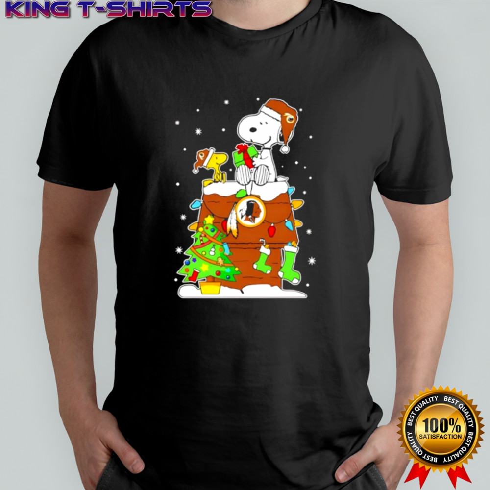 Washington Redskins Snoopy and Woodstock Christmas shirt