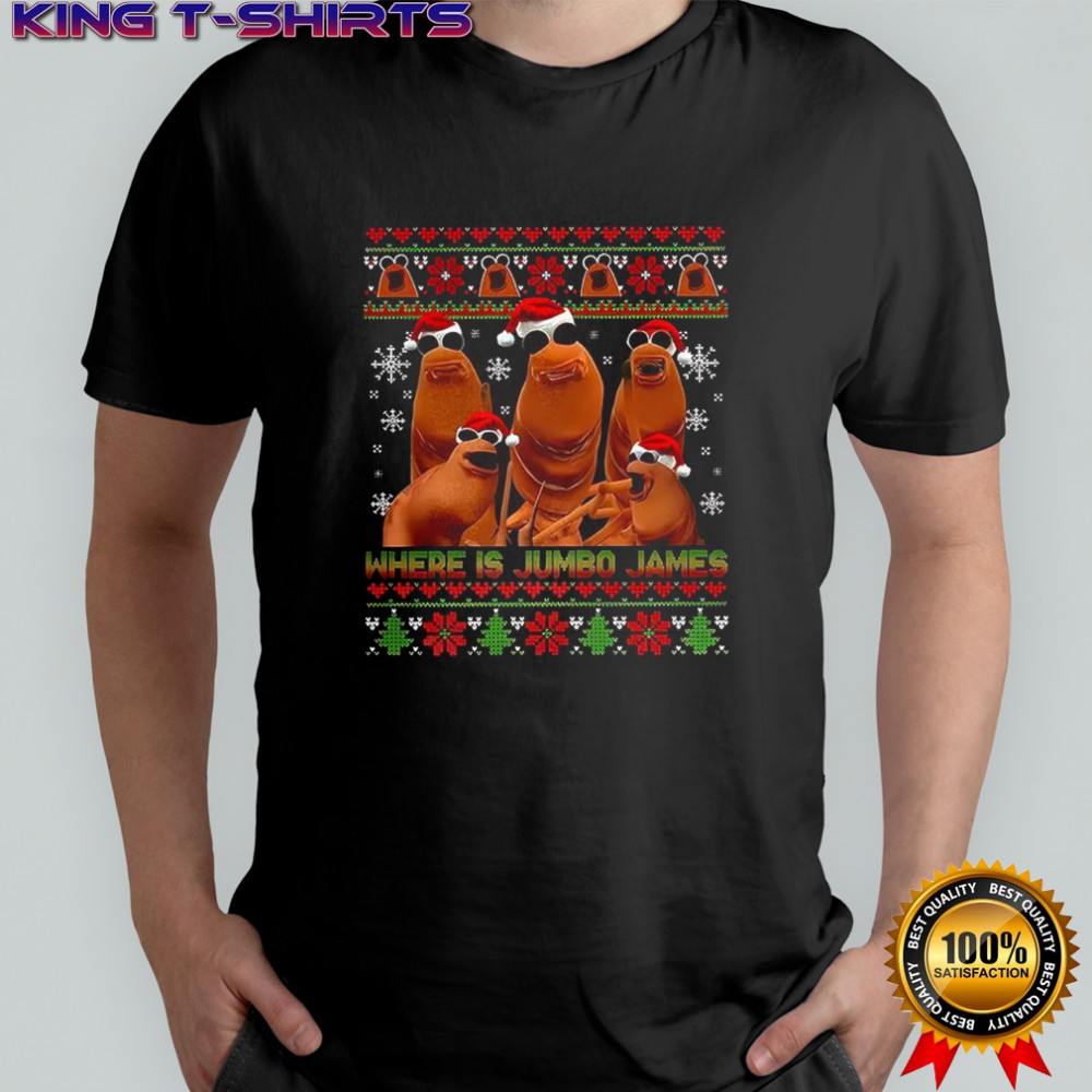 Where is Jumbo James Ugly Christmas 2025 shirt
