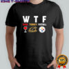 Wine turkey Pittsburgh Steelers football Thanksgiving shirt