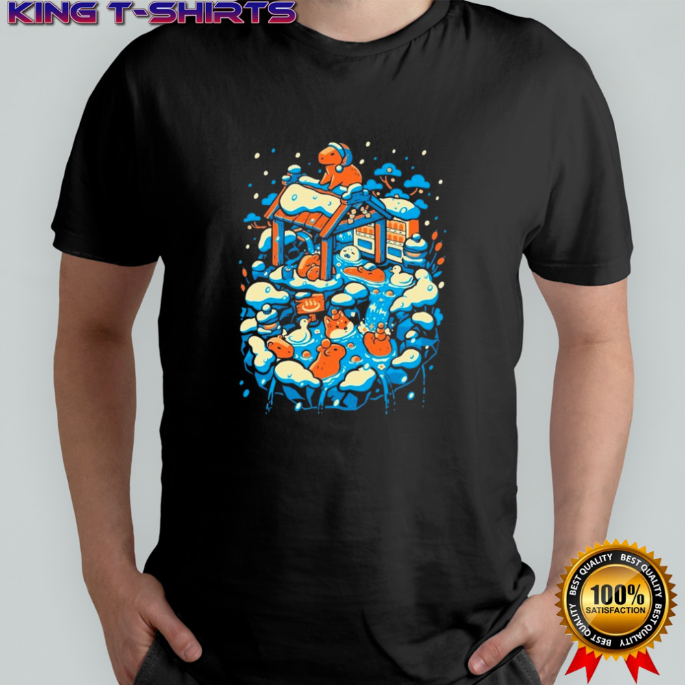 Winter Hot Spring Christmas T-shirt