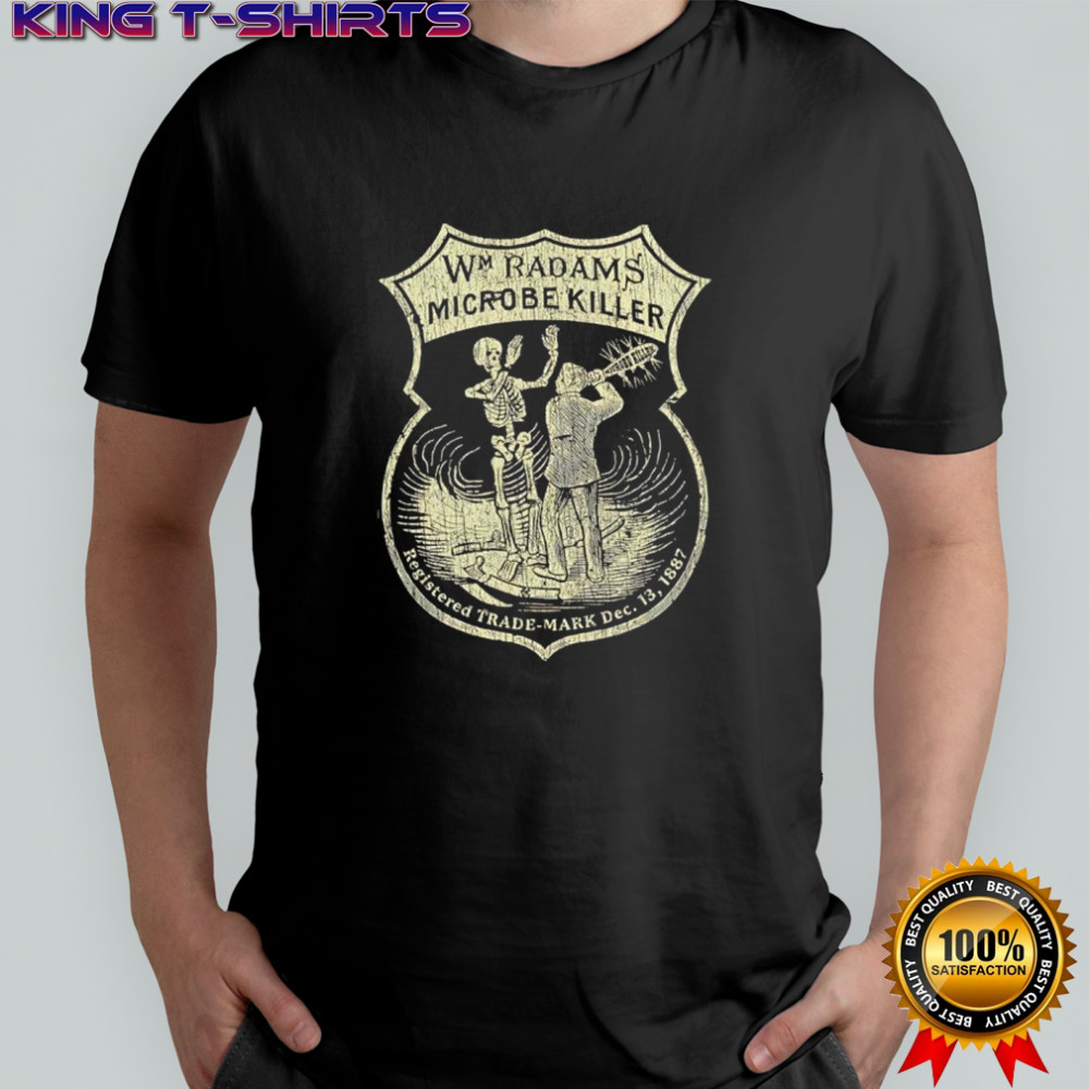Wm. Radam’s Microbe Killer vintage skeleton shirt