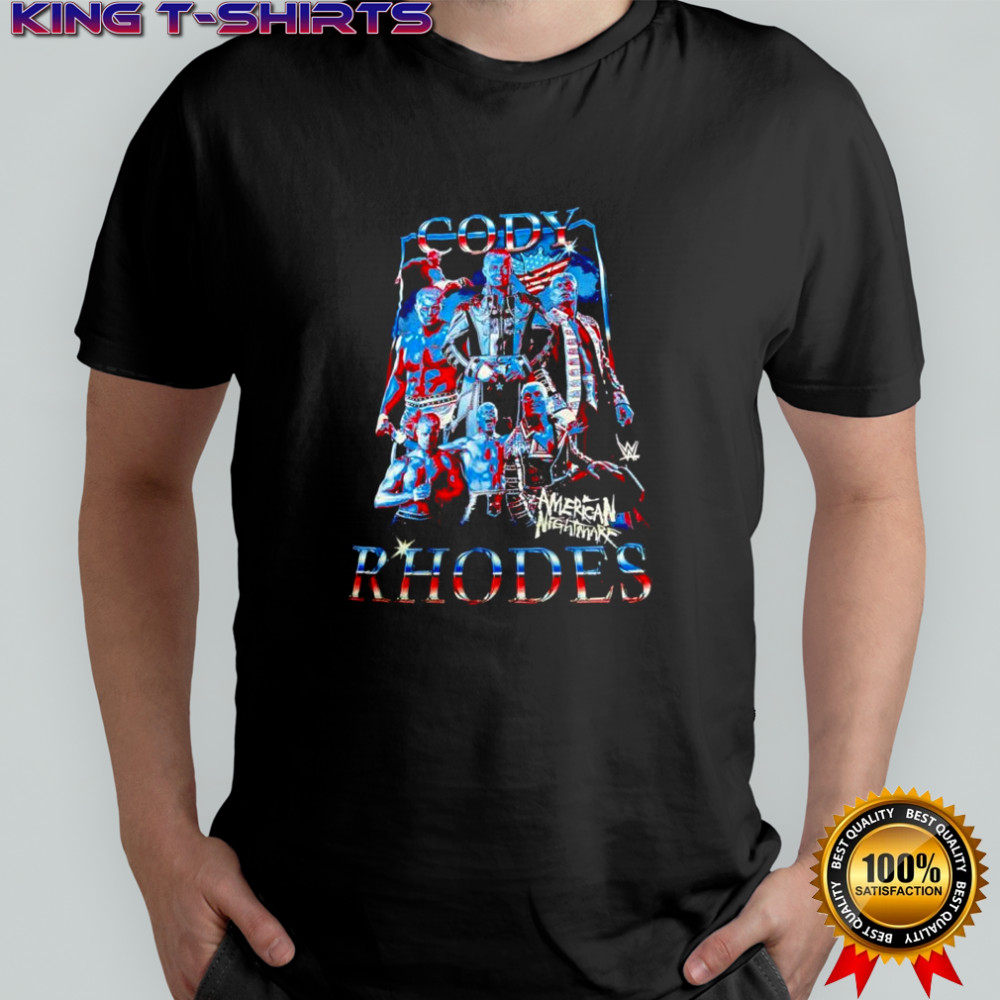WWE Cody Rhodes American Nightmare graphic shirt