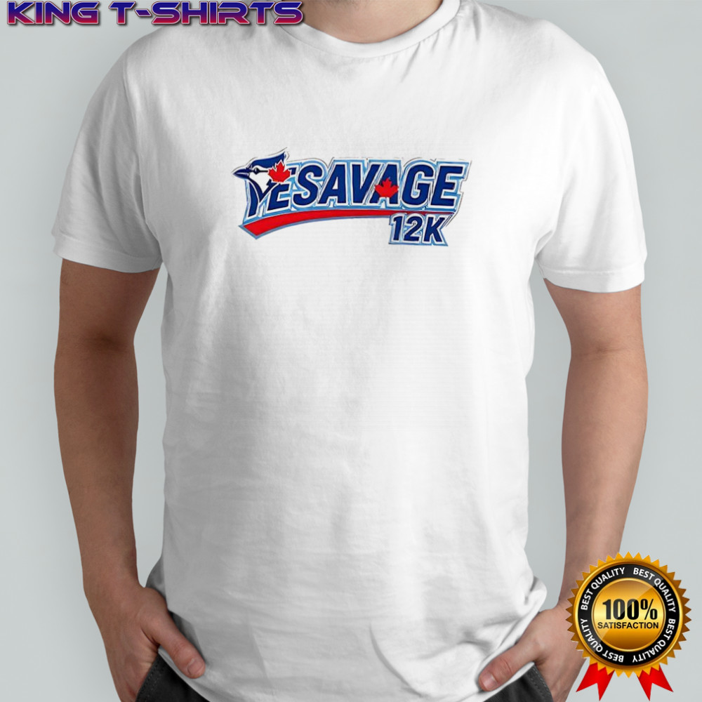 Yesavage 12k Toronto Blue Jays logo shirt