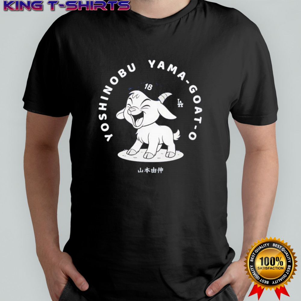 Yoshinobu Yamamoto GOAT O Los Angeles Dodgers graphic shirt